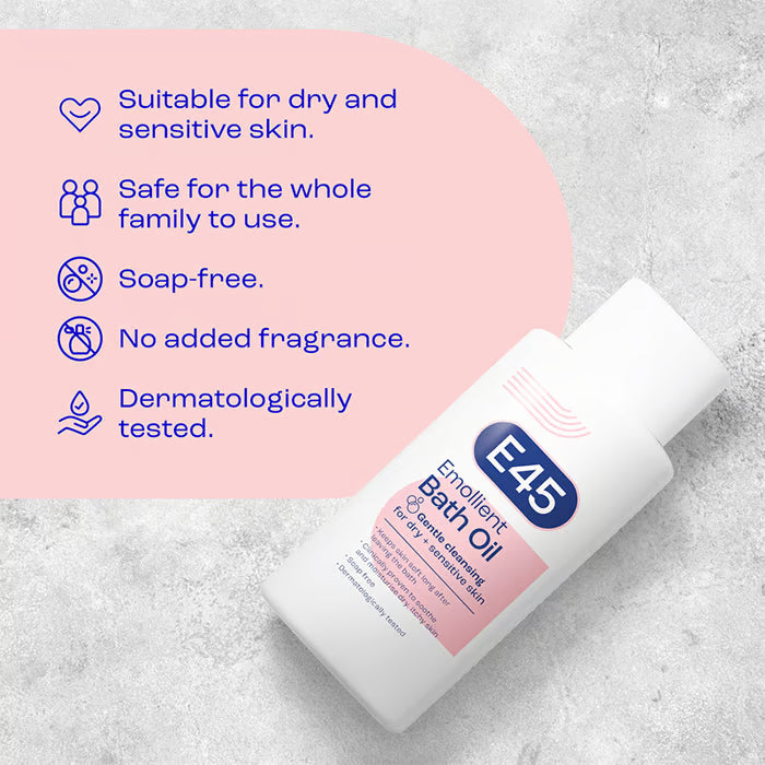 E45 Emollient Bath Oil