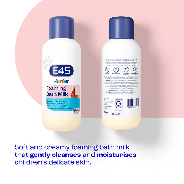 E45 Junior Foaming Bath Milk