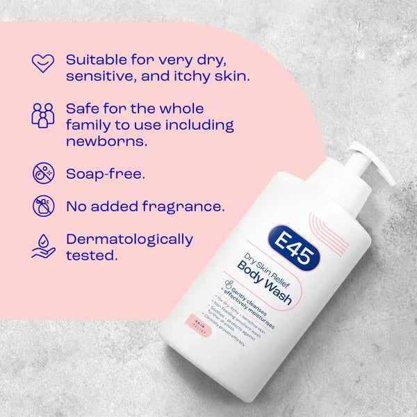 E45 Dry Skin Relief Body Wash